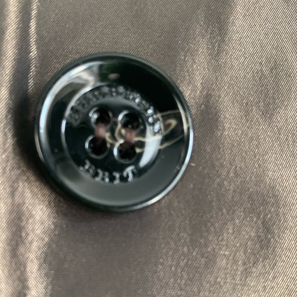 BURBERRY BRIT Metallic Olive Down Coat size medium - Picture 15 of 16